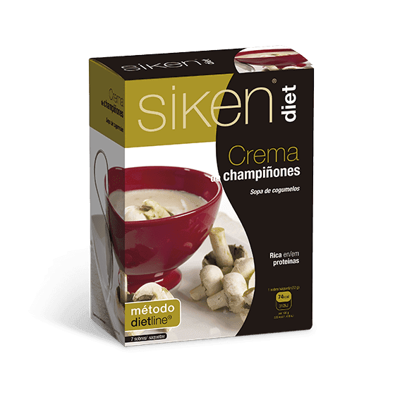Siken Diet Crema de Champiñones 7 sobres