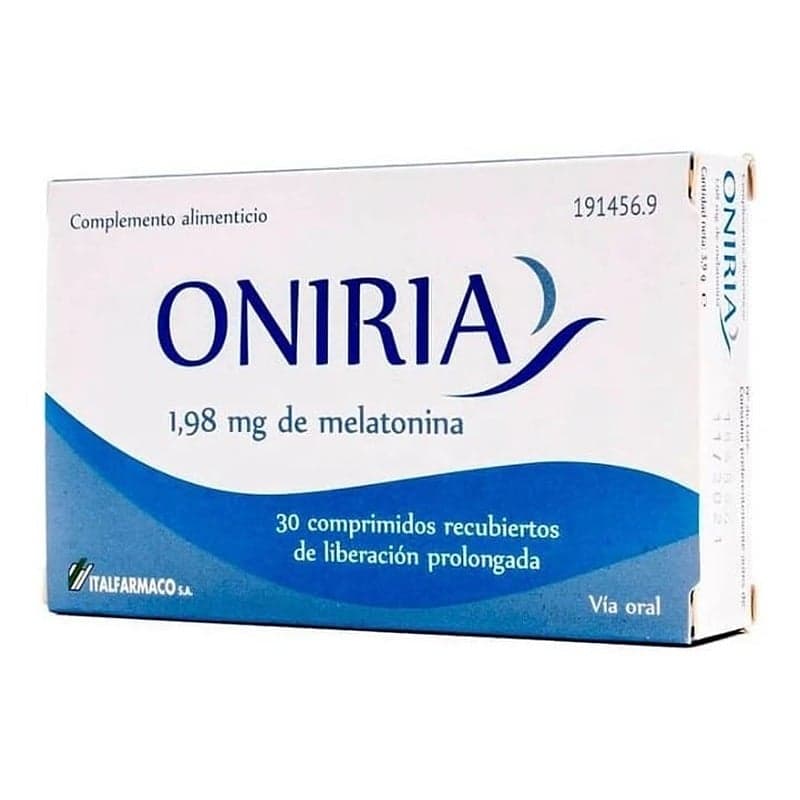 Oniria melatonina 1,98 mg 30 comprimidos de liberación prolongada