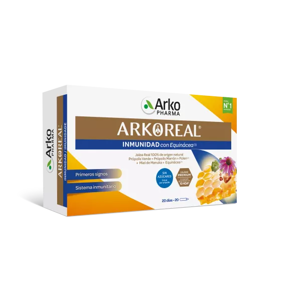 Arkopharma Arkoreal Jalea Real Inmunidad sin azúcares 20 ampollas x 15ml