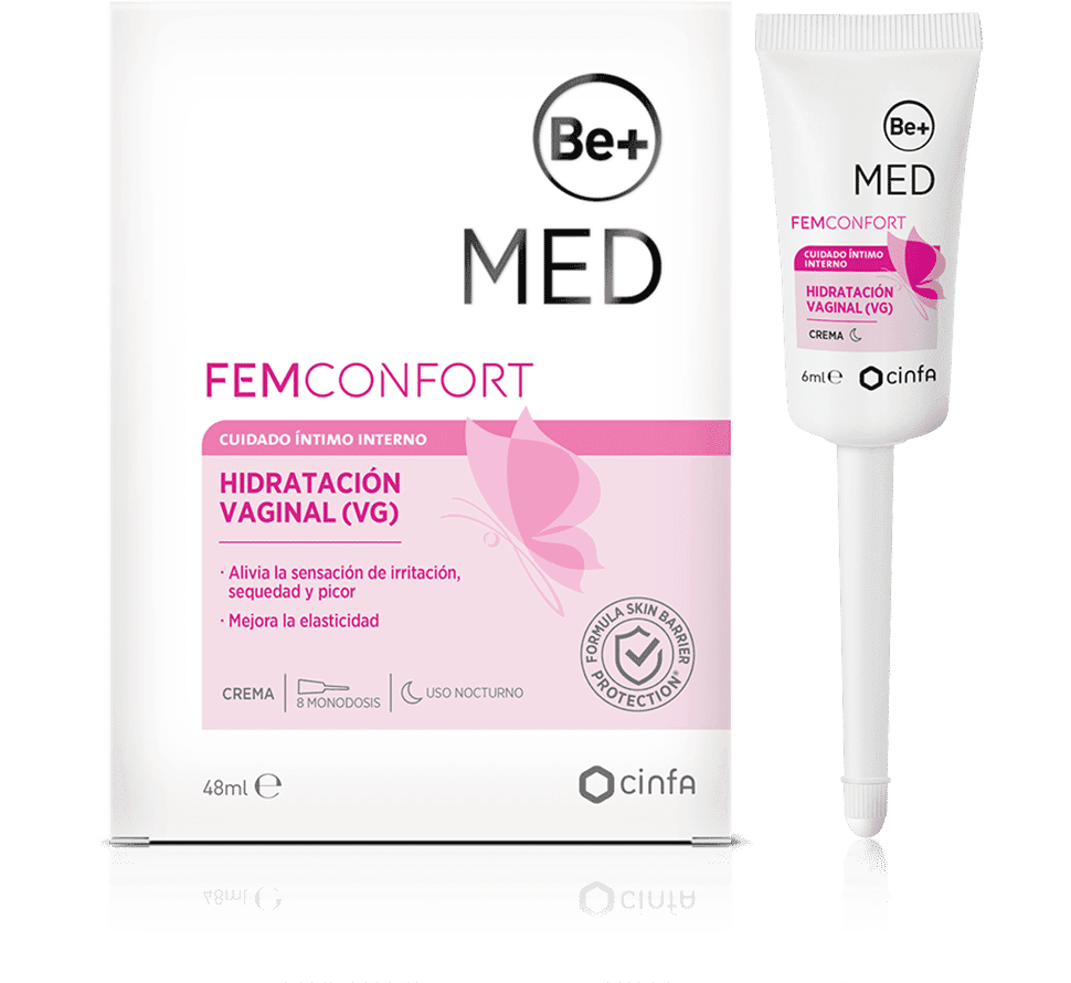 Be+ Med Femconfort Hidratación Vaginal Interna 8 monodosis