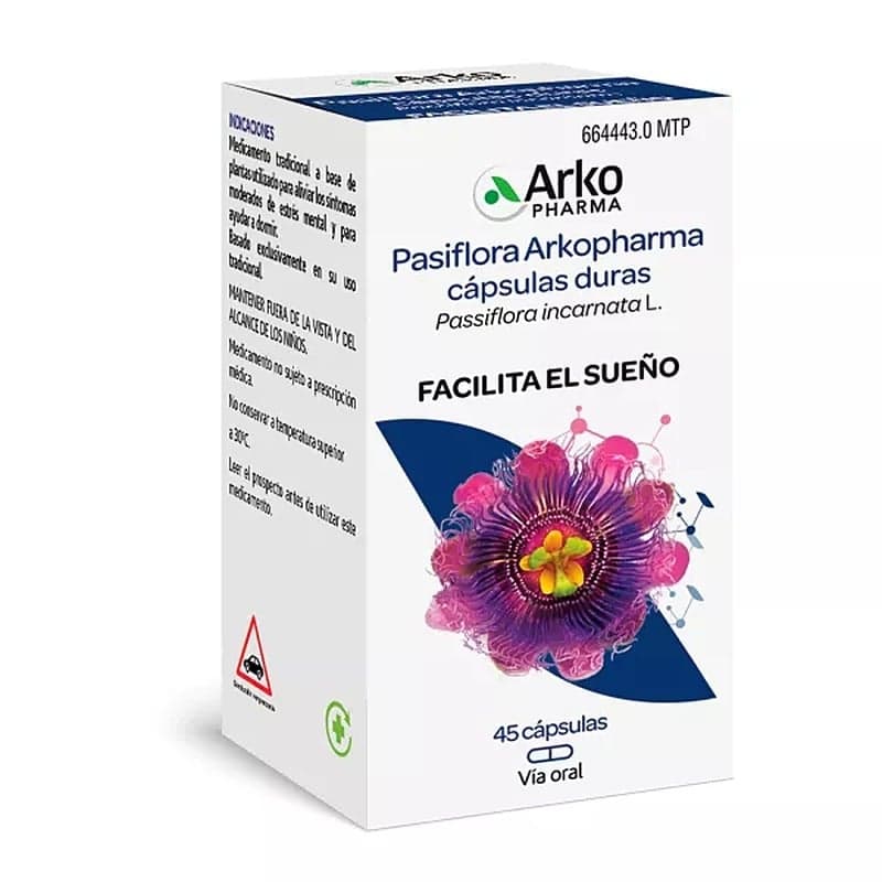 Arkopharma Pasiflora 300 mg 45 cápsulas