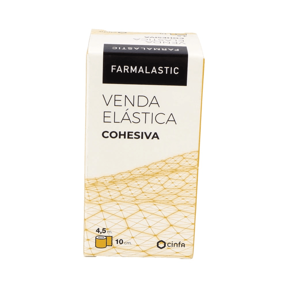 Farmalastic Venda Elástica Cohesiva Blanca 4,5m x 10cm